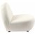 Boogi fauteuil in gebroken wit Boucle / Teddy