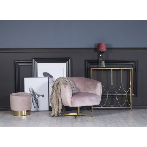 Princetown snurrftlj - Mssing / Rosa (Sammet)