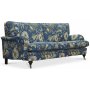 Savoy 3-sits soffa med blommigt tyg - Havanna Bl