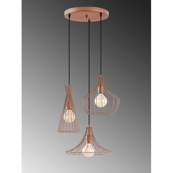 Mezo taklampa N-1298 - Koppar