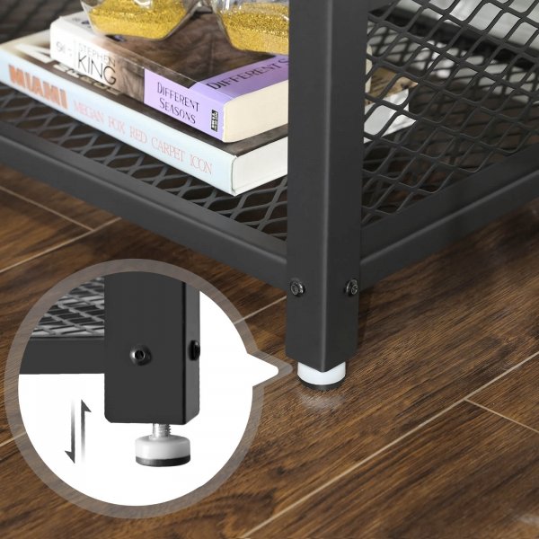 Maxwell TV-bnk 140 cm - Brun/svart