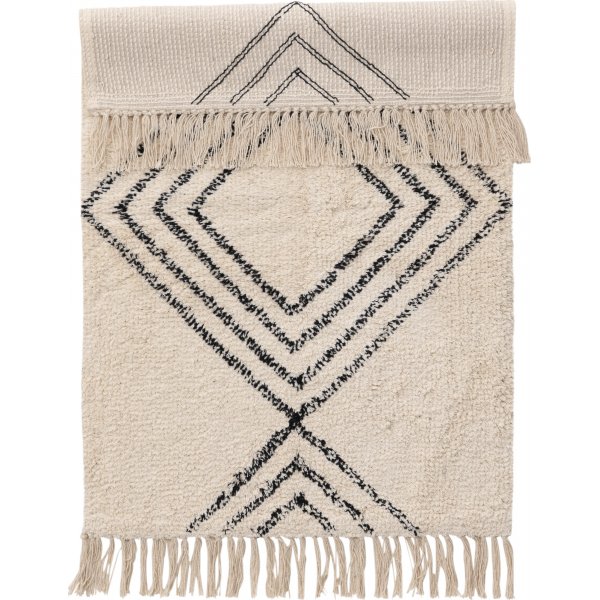 Love matta 50 x 80 cm - Svart/vit Love matta 50 x 80 cm - Svart/vit