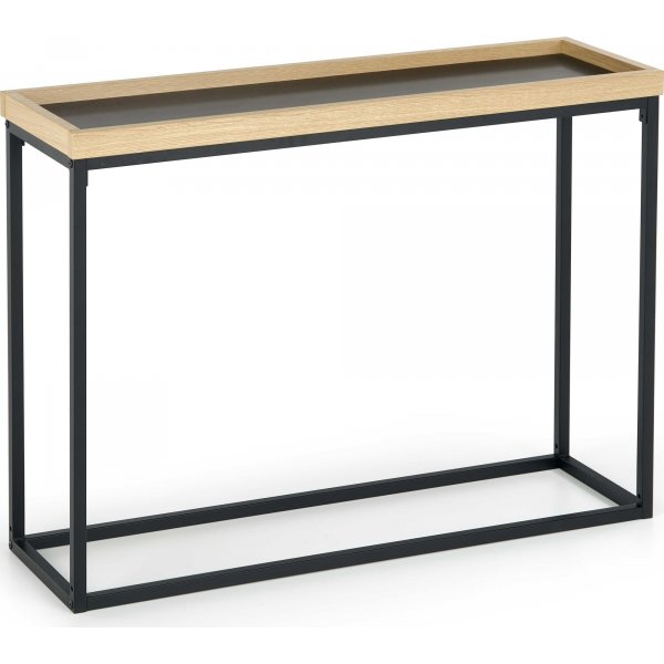 Kenni konsolbord 100 x 30 cm - Svart/beige