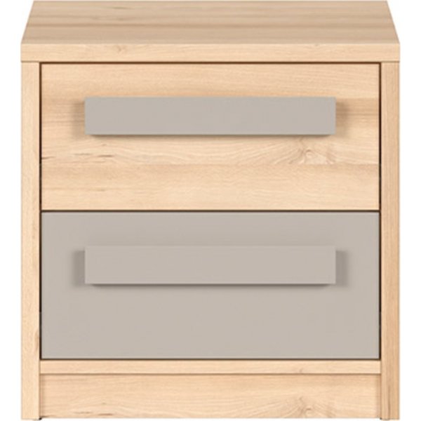 Namek nachtkastje - Beuken/grijs