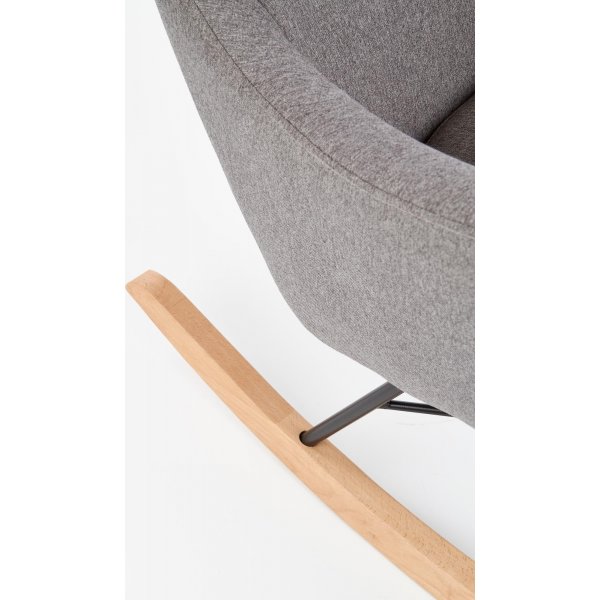 Fauteuil à bascule Mengoba - Gris Fauteuil à bascule Mengoba - Gris