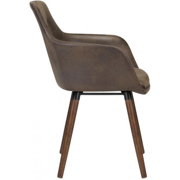 Mesquite karmstol - Brun vintage läder PU Mesquite karmstol - Brun vintage läder PU