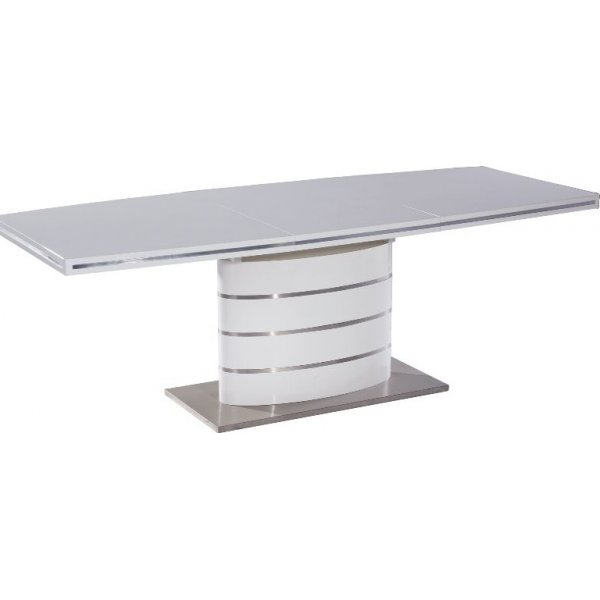 Caldwell matbord 120-150 cm - Vit