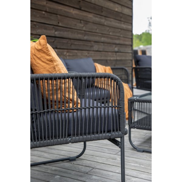 Groupe de canapés Utah - Noir Groupe de canapés Utah - Noir