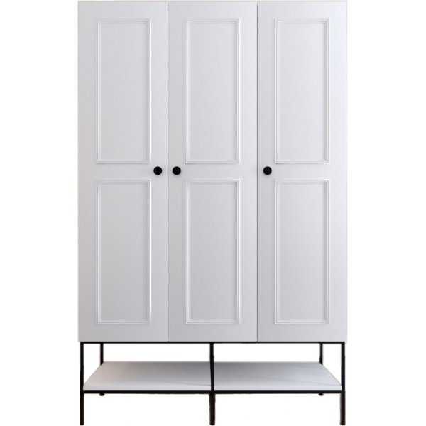 Martin garderob 126 cm - Vit