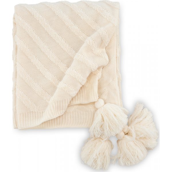 Lo pläd 130x170 cm - Vit Lo pläd 130x170 cm - Vit