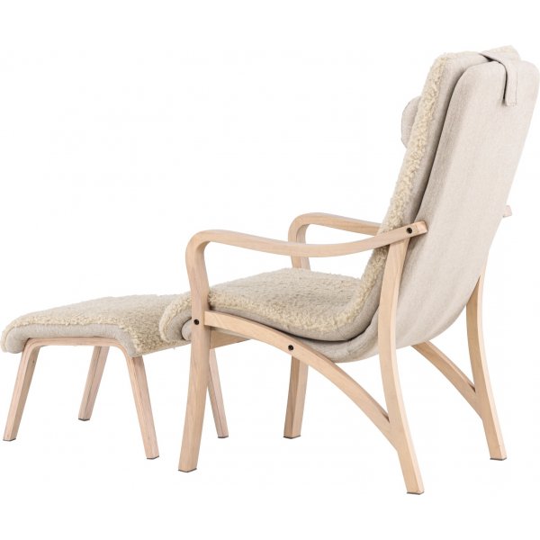 Fårö loungestol - Brun Fårö loungestol - Brun