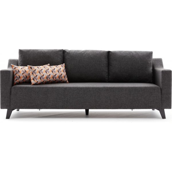 Doga 3-sits bddsoffa - Antracit