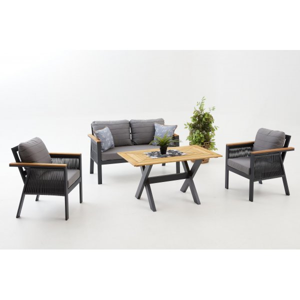 Capella loungegrupp - Antracit