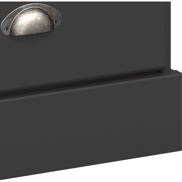 Nola sängbord - Svart/beige Nola sängbord - Svart/beige