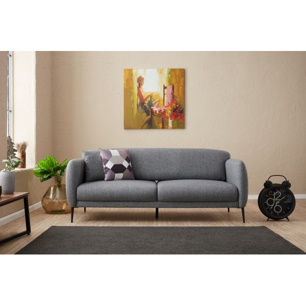 Canapé-lit 3 places Venus - Gris Canapé-lit 3 places Venus - Gris