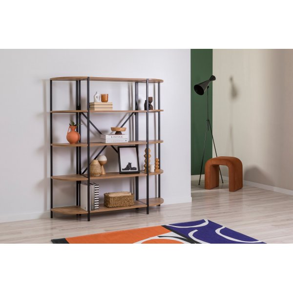 Bibliothèque Signa - Pin/noir Bibliothèque Signa - Pin/noir