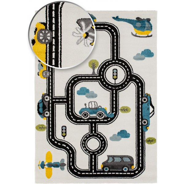 Kindervloerkleed Macie Vg - Wit