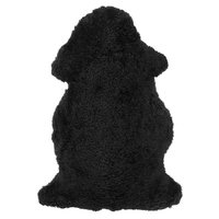 Curly fårskinn - 95x55 cm - Svart Curly fårskinn - 95x55 cm - Svart