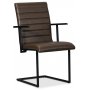 Lazio matgrupp 195 cm bord med 6 st Lazio stolar - Vintage/Svart