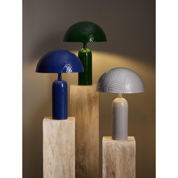 Geribbelde lampenkap - Groen - 31 cm Geribbelde lampenkap - Groen - 31 cm