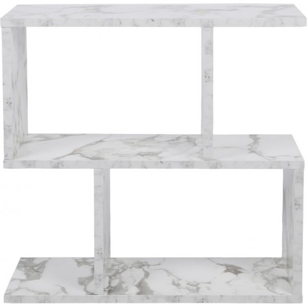 Table d\\\'appoint Life 60 x 20 cm - Blanc/noir