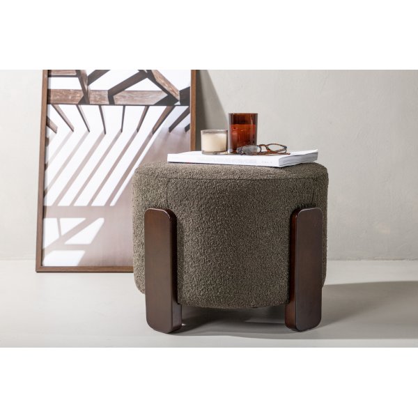 Pouf Coffey - Gris foncé Pouf Coffey - Gris foncé