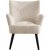 Fauteuil Marie - Crme boucle