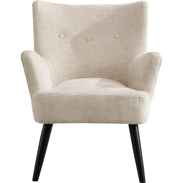 Fauteuil Marie - Crme boucle
