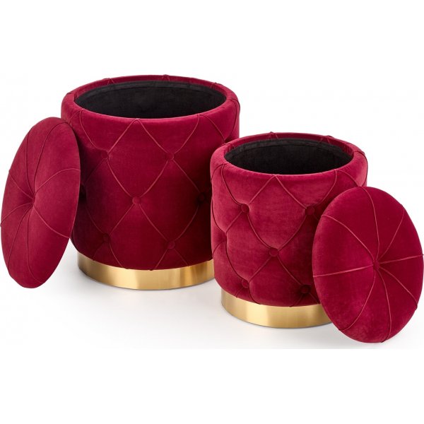 Pouf Hitch - Rouge Pouf Hitch - Rouge