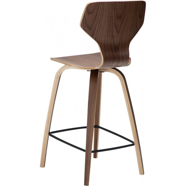 Chaise de comptoir SIT - Placage noyer Chaise de comptoir SIT - Placage noyer