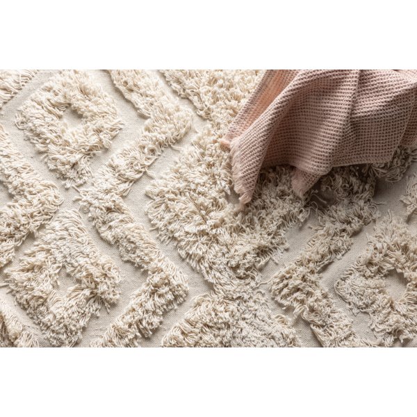 Tapis en coton Kleva - Ecru Tapis en coton Kleva - Ecru
