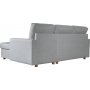 Cleo gr divansoffa med frvaring + Flckborttagare fr mbler
