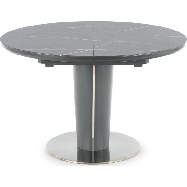 Market eettafel 120-160 cm - Grijs marmer/donkergrijs Market eettafel 120-160 cm - Grijs marmer/donkergrijs