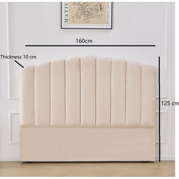 Snggavel vlvd beige 160 x 125 cm - Laholm