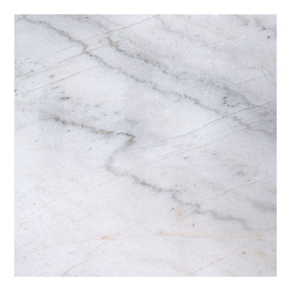 Accent lampbord 50x50 cm - Vit marmor / svart underrede Accent lampbord 50x50 cm - Vit marmor / svart underrede