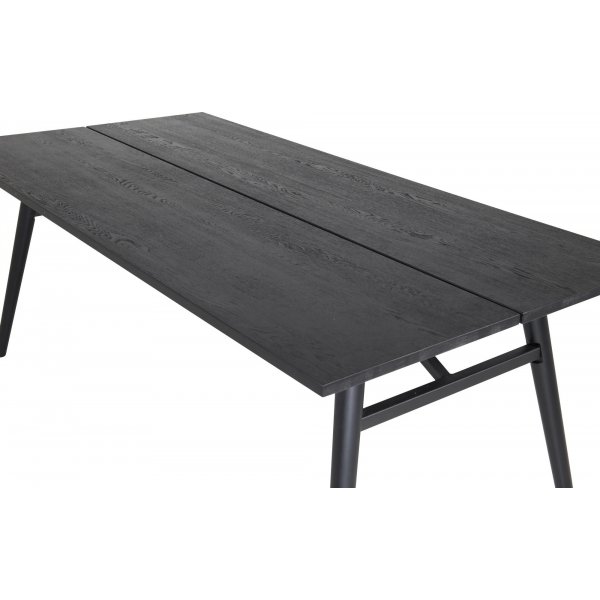 Sleek matbord 195 cm - Svart