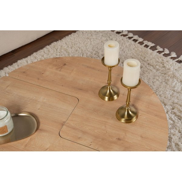 Moira soffbord �90 cm - Ek