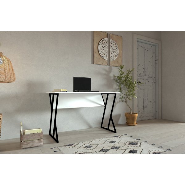 Horatio skrivbord 160 x 24,5 cm - Vit