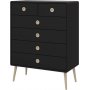 Softline byr med 6 ldor - Svart
