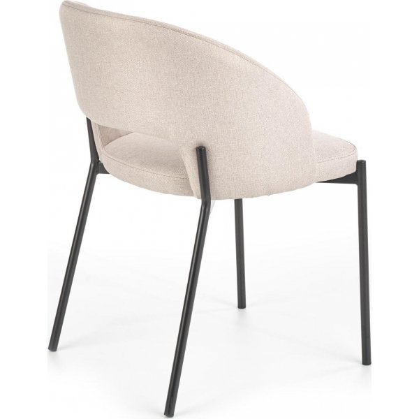 Stol beige med svarta ben - Cadeira + Textilrengöring för möbler Stol beige med svarta ben - Cadeira + Textilrengöring för möbler