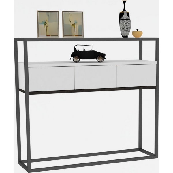 Guarda consoletafel 90 x 34 cm - Wit