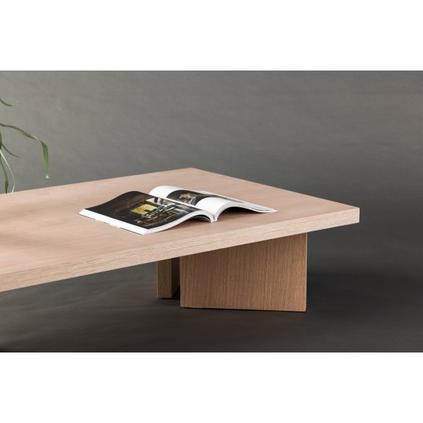 Table basse Bassholmen 140 x 80 cm - Chaux Table basse Bassholmen 140 x 80 cm - Chaux