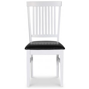 Matstol med svart pu sits - Fårö Matstol med svart pu sits - Fårö