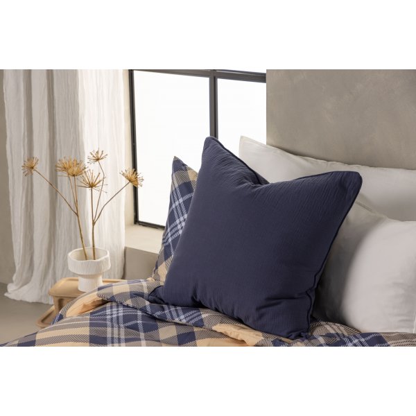 Tyra kussenhoes 60 x 60 cm - Blauw Tyra kussenhoes 60 x 60 cm - Blauw