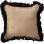 Housse de coussin Luciole 43 x 43 cm - Noir/beige