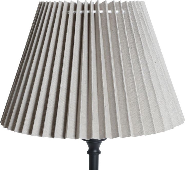 Veck lampskärm 10/16 | H12 cm - Grå - Lampskärmar