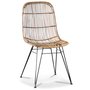 Koriander Stol - Brun/svart