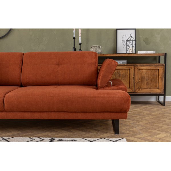 Mustang 3-sits soffa - Orange Mustang 3-sits soffa - Orange
