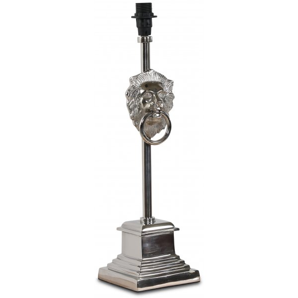 Lejonhuvud Bordslampa 40cm - Silver