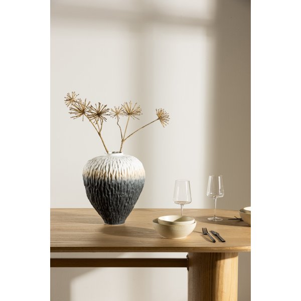 Pane vas 29 x 34 cm - Beige/Grå/Vit Pane vas 29 x 34 cm - Beige/Grå/Vit